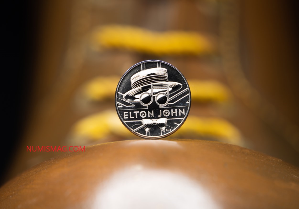 2020 commemorative coins celebrating Elton JOHN’s career by Royal Mint