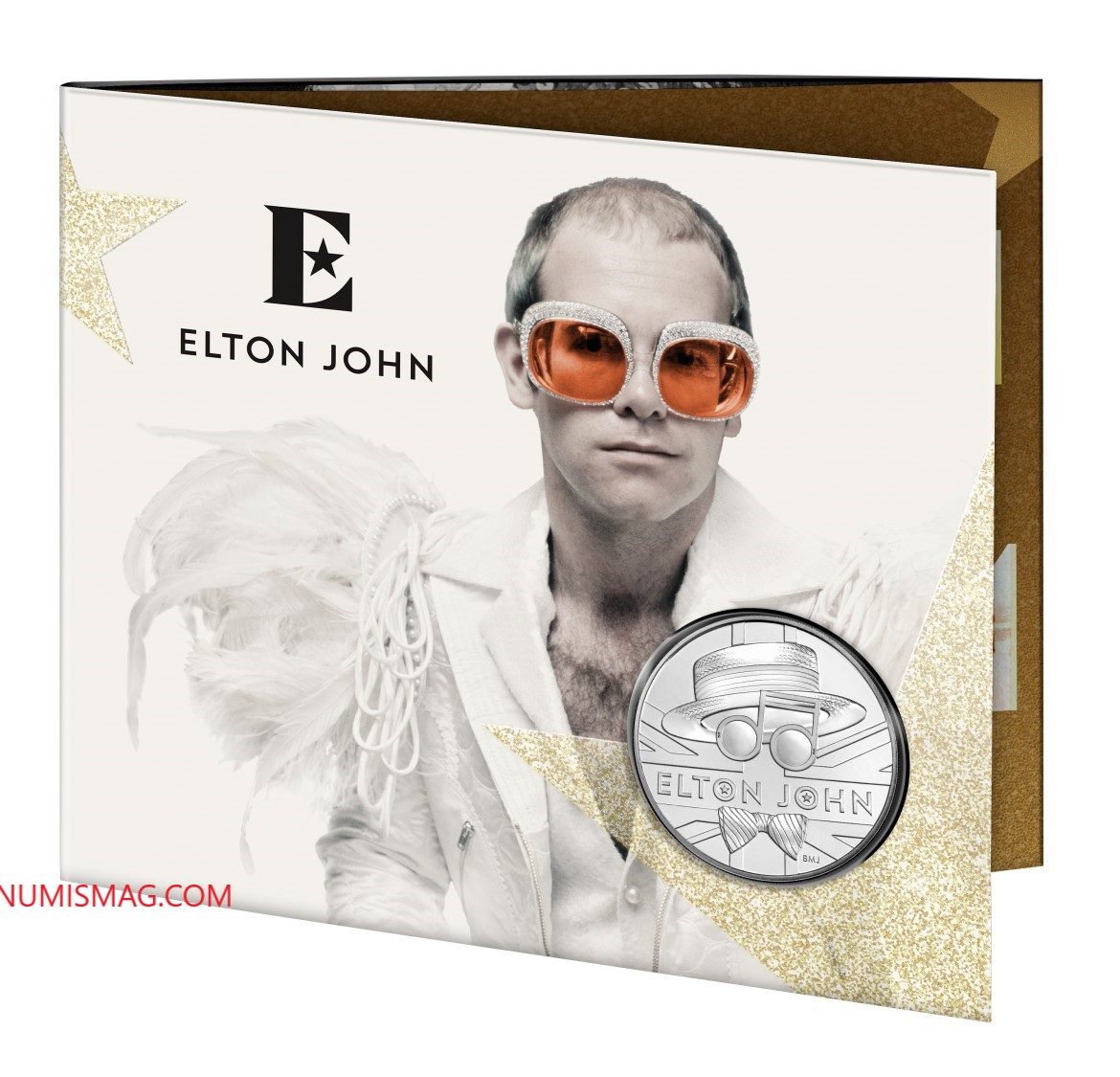 2020 commemorative coins celebrating Elton JOHN's career by Royal Mint