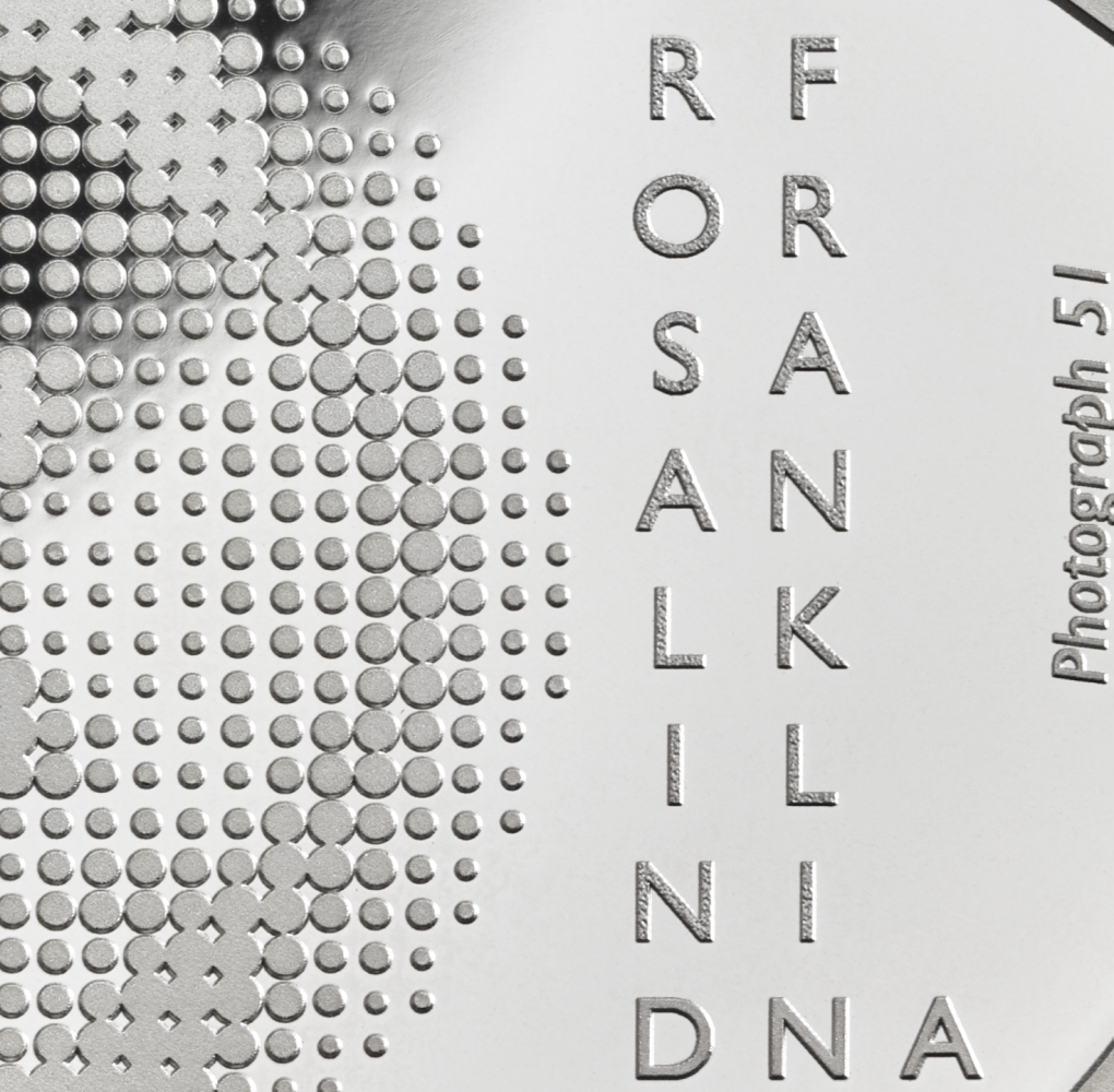 2020 50 pence dedicated to scientist Rosalind FRANKLIN