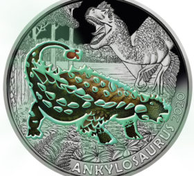 2020 €3 Ankylosaurus magniventris from austrian Mint