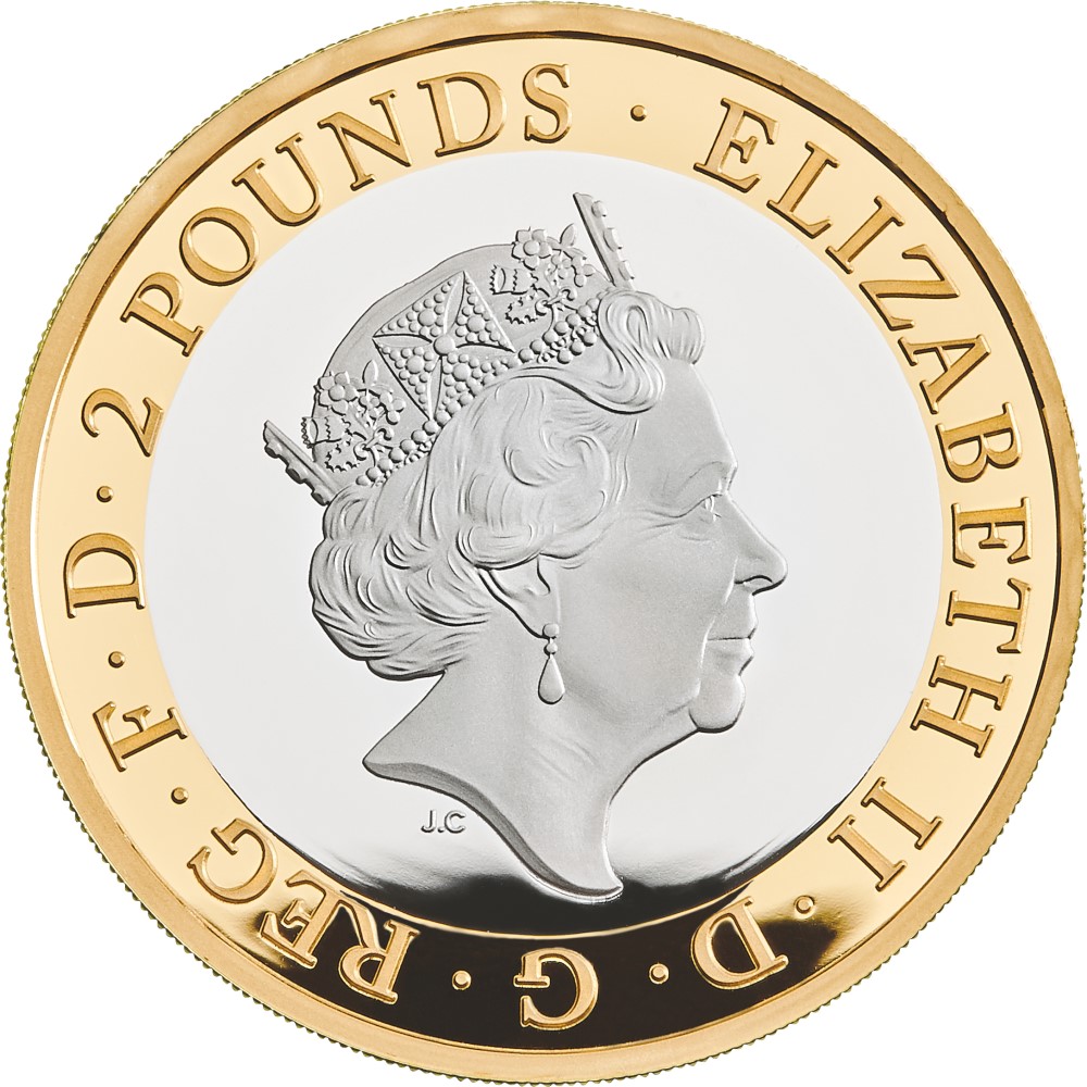 2020 £2 commemorative coin "100 years of Mystery" from Royal Mint