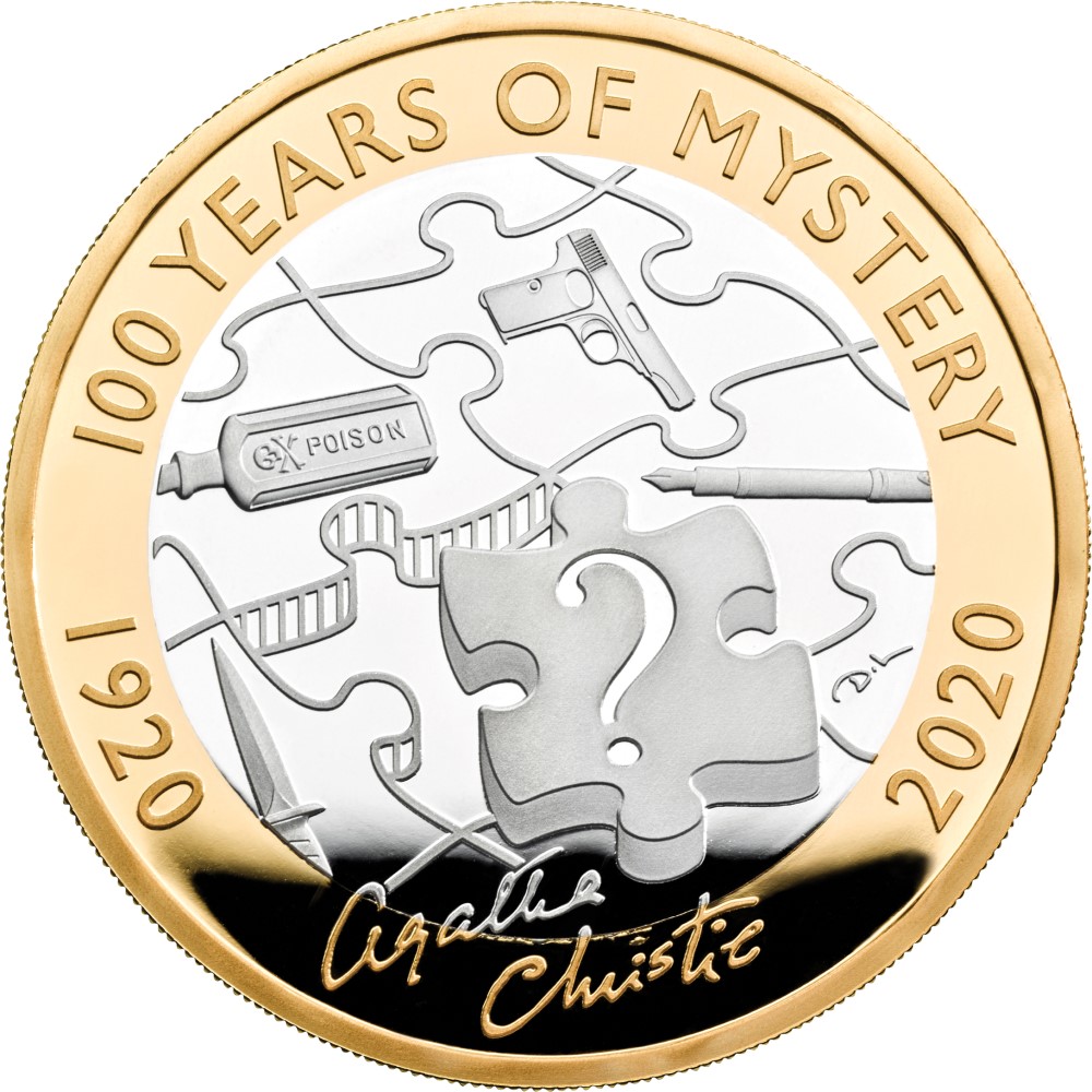 2020 £2 commemorative coin "100 years of Mystery" from Royal Mint