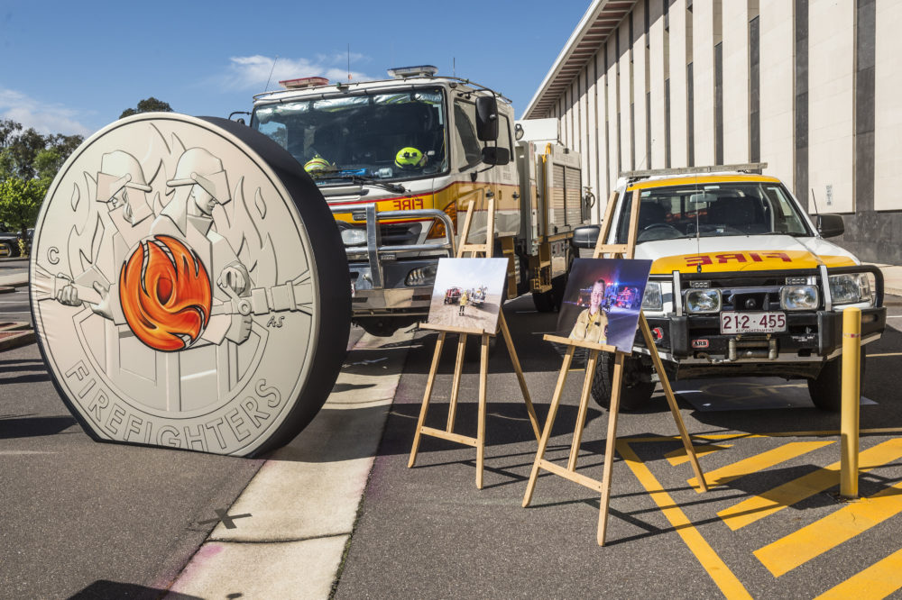 Royal Australian Mint honores firefighters with a AUD 2 colored coin