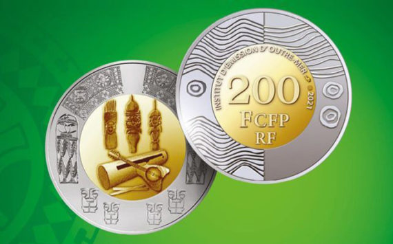 In 2021 a 200 francs coin from French Overseas Issuing Institute (IEOM)