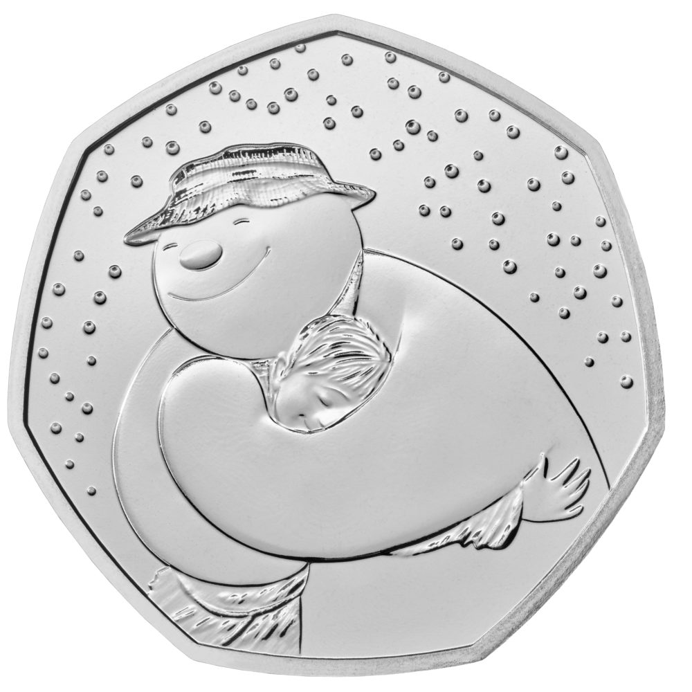 2020 snowman coin from Royal Mint