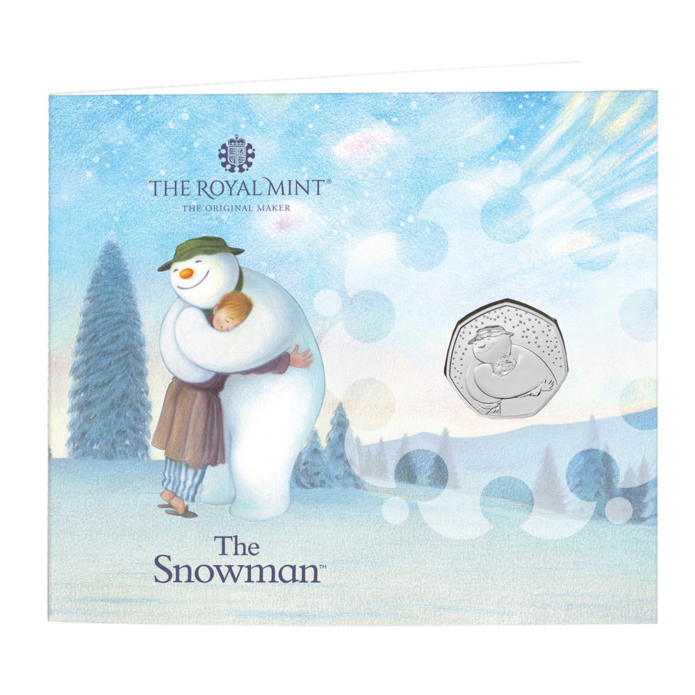 2020 snowman coin from Royal Mint