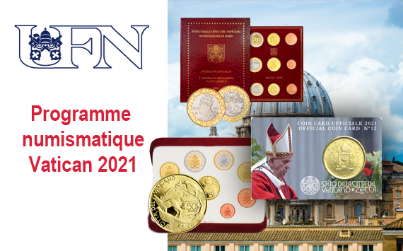 2021 numismatic program of Vatican - Numismag