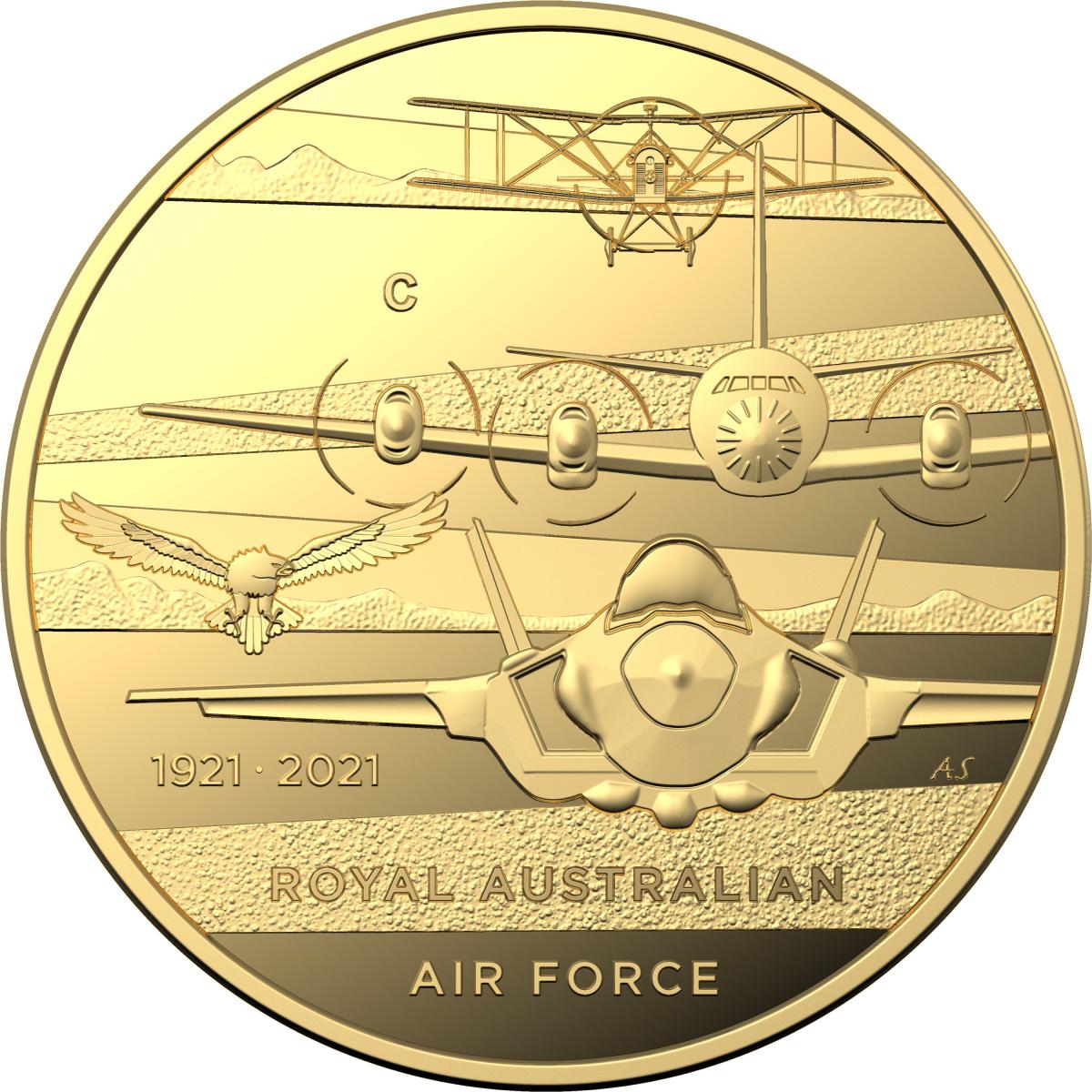 Australia: RAAF centenary coins, "Heroe of the skies"