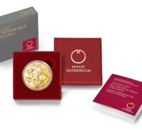 2021 austrian Alpine Forests dedicated gold coin