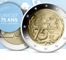 2021 €2 commemorative coin dedicated to UNICEF