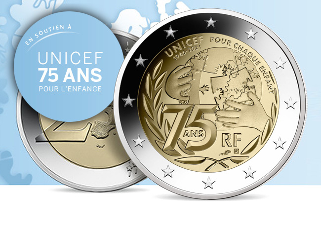 2€ COMMÉMORATIVE  UNICEF 2021 – Monnaie de Paris