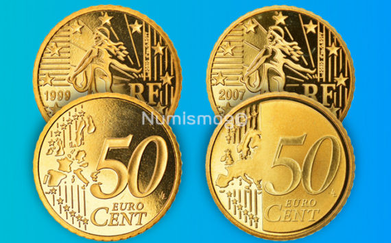 Tirages et Valeurs des pièces de 50 centimes d’euro, 50 cents, France – pièces de circulations, BU, BE