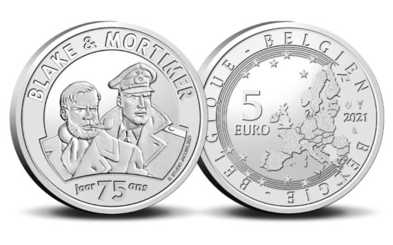 Royal belgian mint honors “Blake and Mortimer” comic