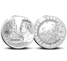 2021 belgian €5 dedicated to Charles VAN DEPOELE