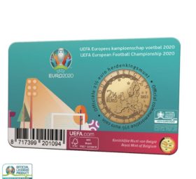 Belgian 2021 €2.5 celebrating UEFA championship