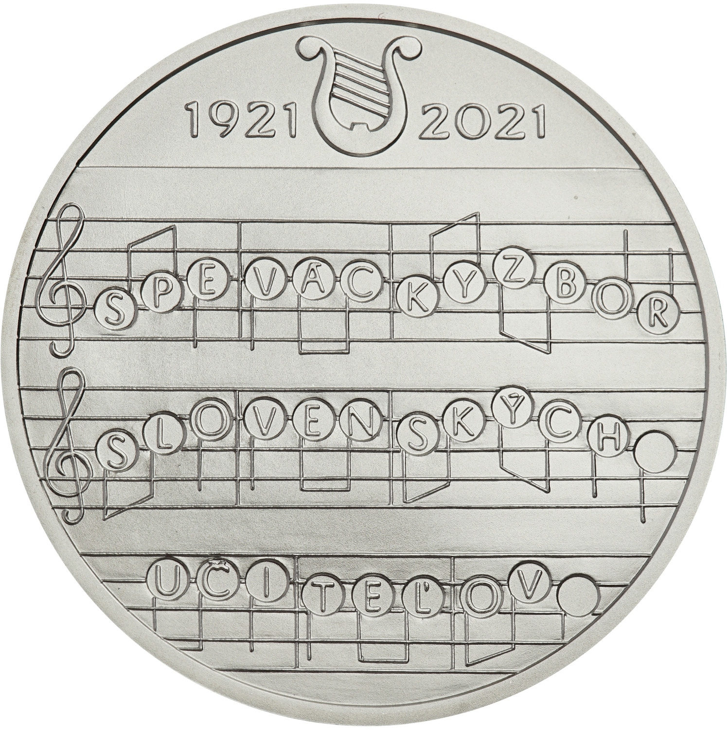 2021 €10 Silver coins - 100th anniversary of the Slovak Teachers' Choir