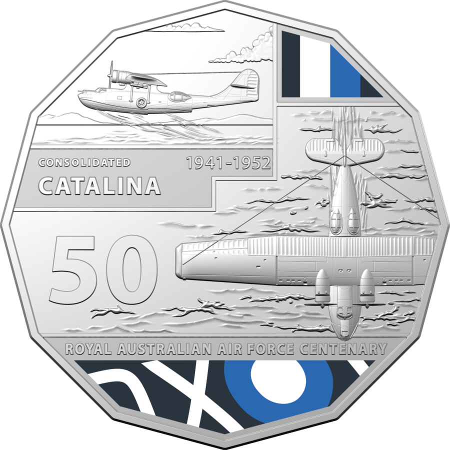 2021 coin collection celebrating the centenary of RAAF by RAM