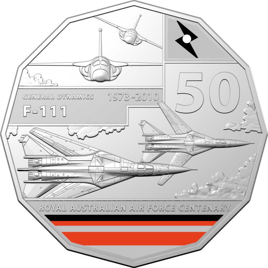 2021 coin collection celebrating the centenary of RAAF by RAM
