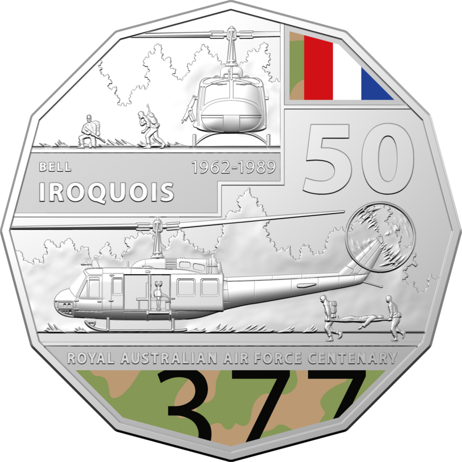 2021 coin collection celebrating the centenary of RAAF by RAM