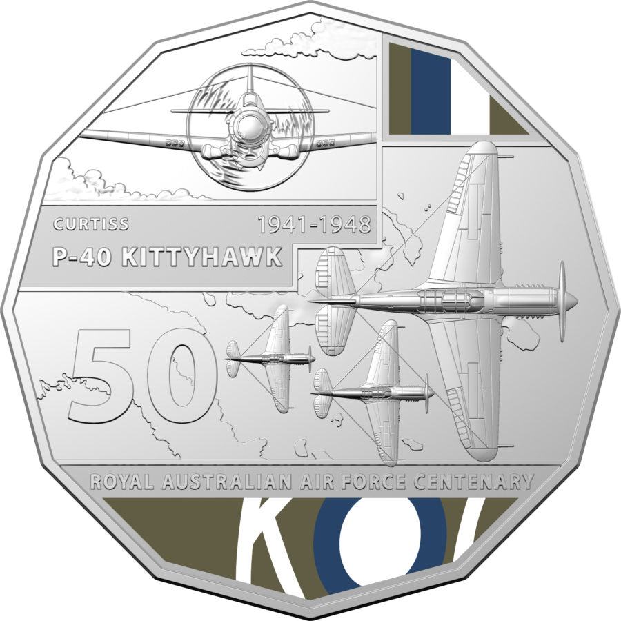 2021 coin collection celebrating the centenary of RAAF by RAM