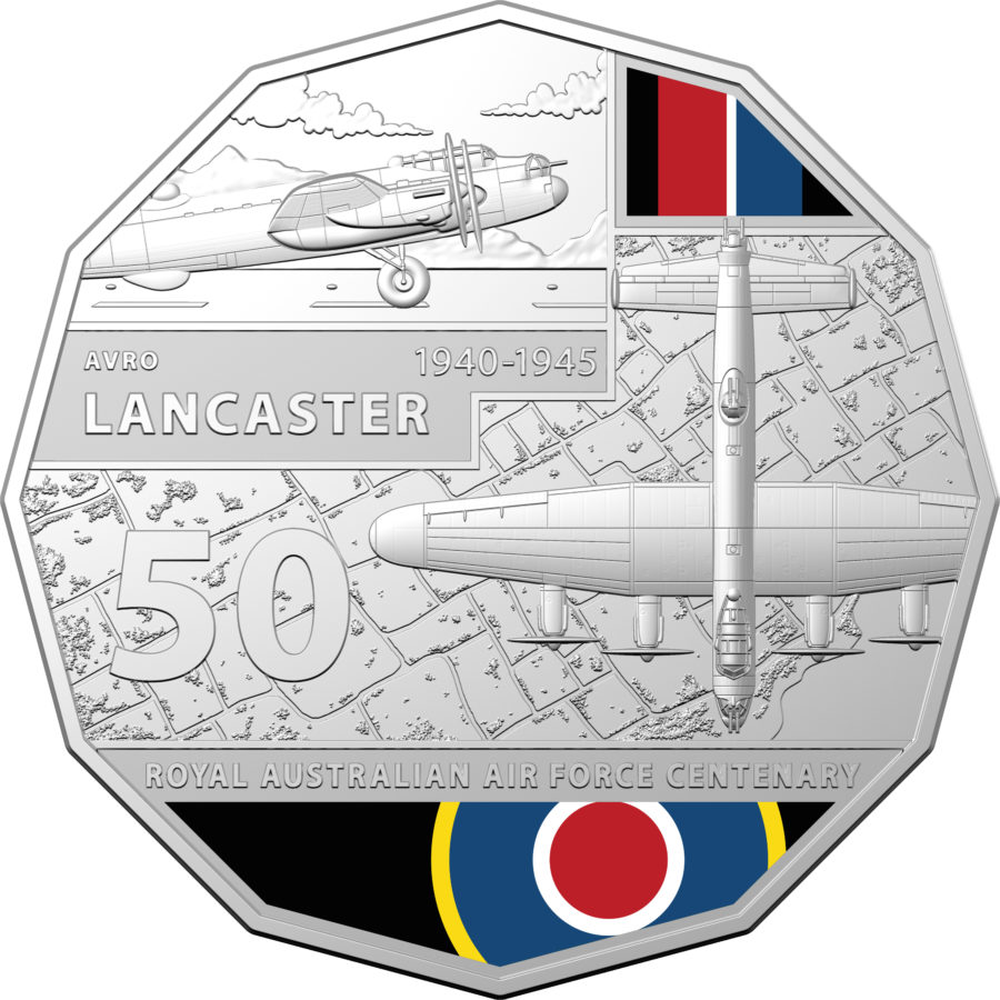 2021 coin collection celebrating the centenary of RAAF by RAM
