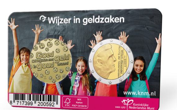 2021 National Money Week  coincard from the Netherlands