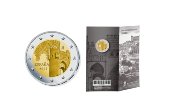 2021 €2 spanish proof Commemorative Coin is unveiled by FNMT