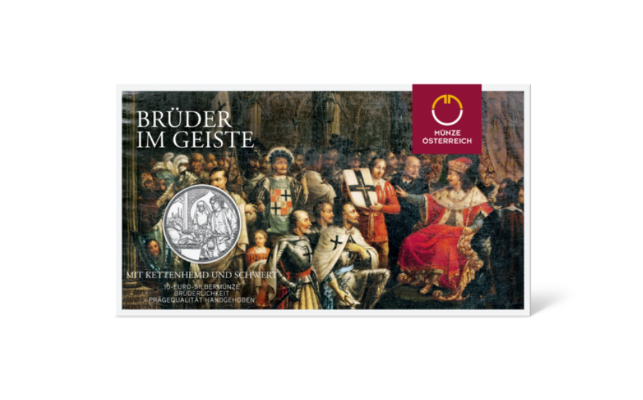 €10 teutonic order and brotherhood from austrian Mint