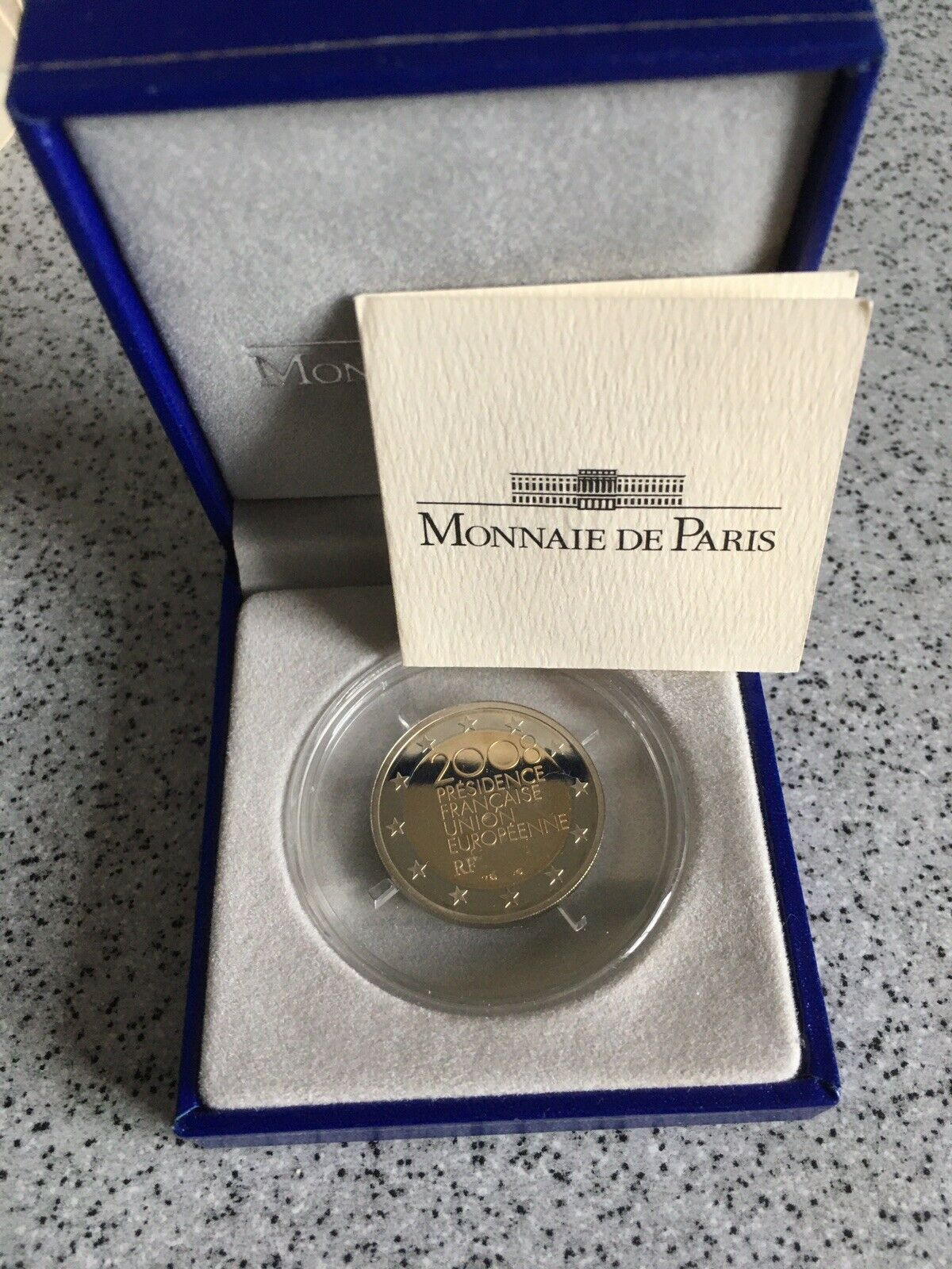 Piece 2 Euro 2008 Presidence Francaise Union Europeenne Valeur France: 2€ Présidence du Conseil de l'Union Européenne 2008 - Numismag