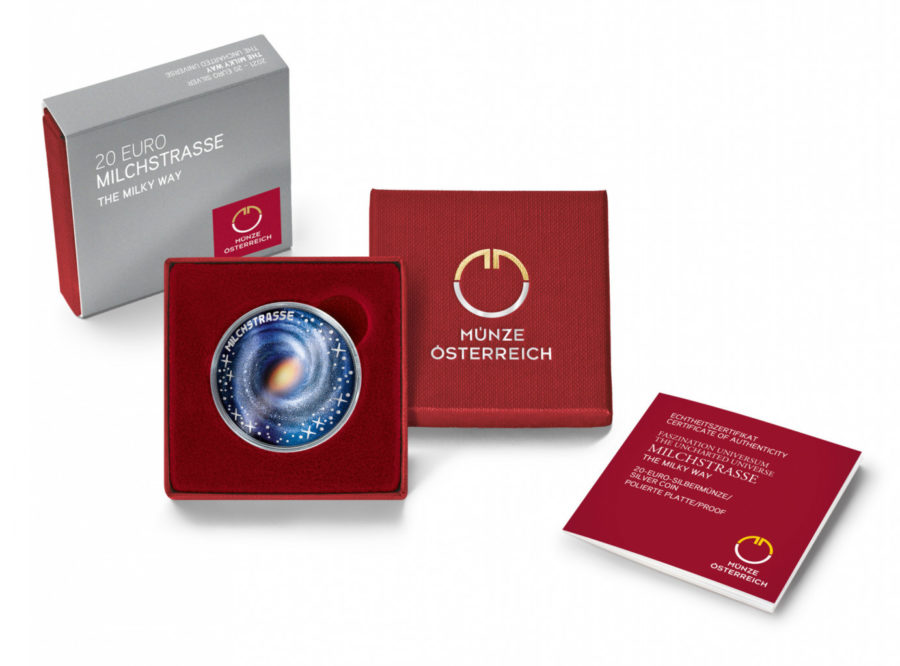 2021 €20 silver coin “Milky Way” from austrian mint