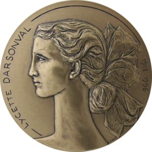 Lycette Darsonval face Numismag