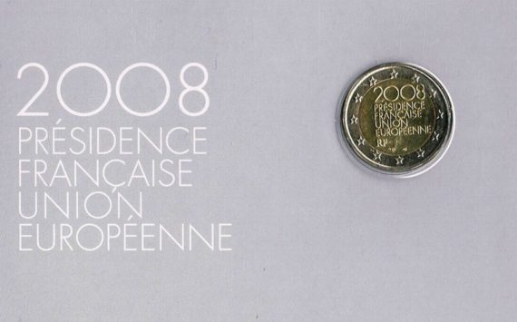 France: 2008 european council presidency €2 commemorative coin