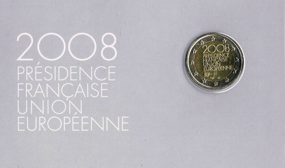 France: 2€ Présidence du Conseil de l’Union Européenne 2008