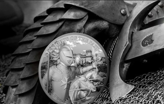 MALTA: 2021 Knights of the past new bullion coins series