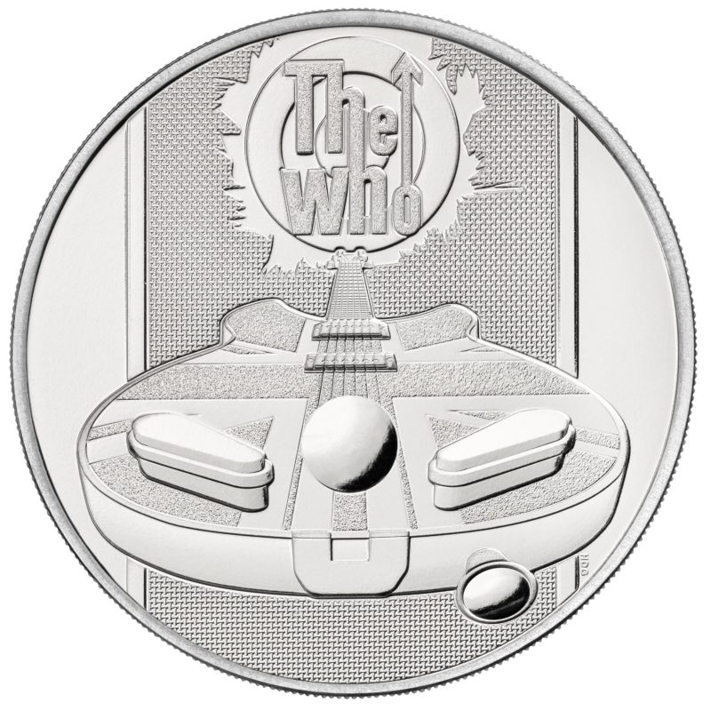 Music legends' series: Royal Mint strikes coins to honor "THE WHO"