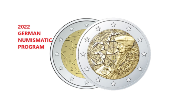 Programme numismatique de l’Allemagne 2022