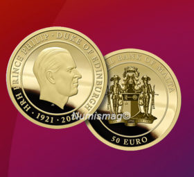 €50 gold coin celebrating Prince Philip
