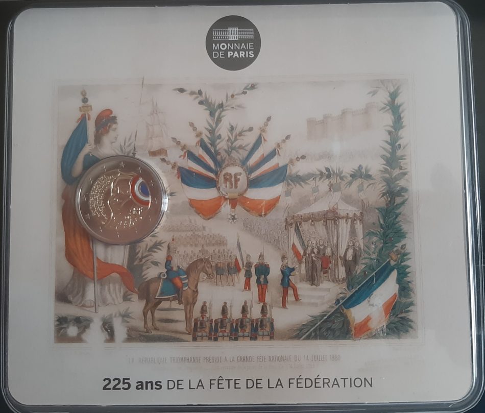 2€ 2015 - Fête de la Fédération, la version BE à plus de 200€!