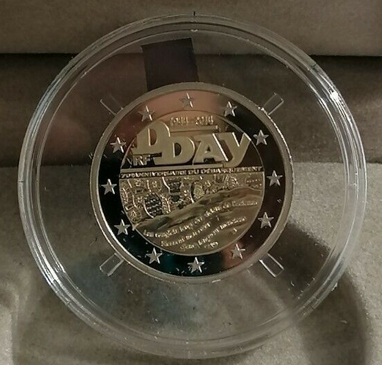 2014 €2 D DAY commemorative coin: a proof coin that is worth over €100