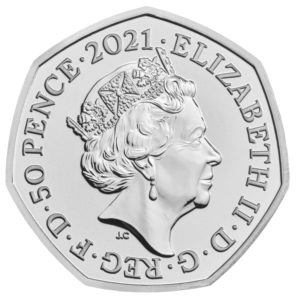 Une pièce commémorative de 50 pence pour les JO de TOKYO par la Royal Mint