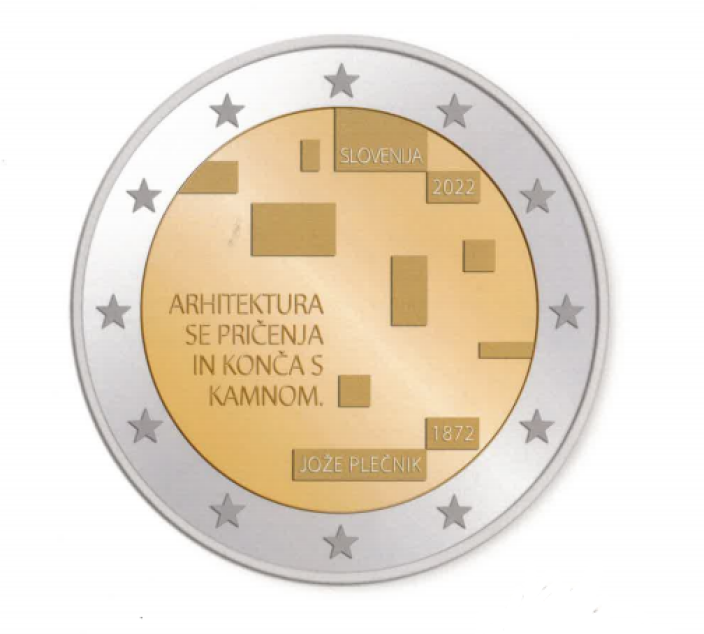 2022 Slovenia Matija Jama 3 euro coin! 