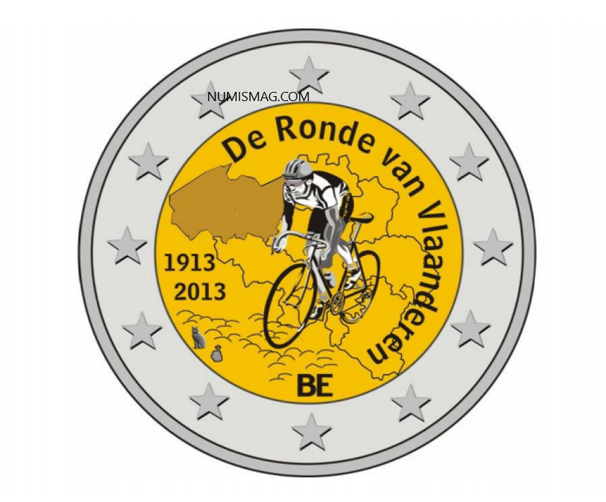Belgian 2013 €2 - Tour of Flanders (not issued)