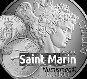 5€ & 10€ silver coins, Republic of San Marino 2021