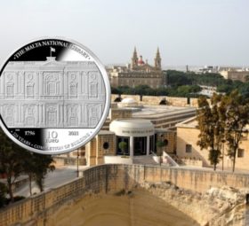 MALTA €10 225TH ANNIVERSARY OF THE BIBLIOTHECA BUILDING (1796-2021)