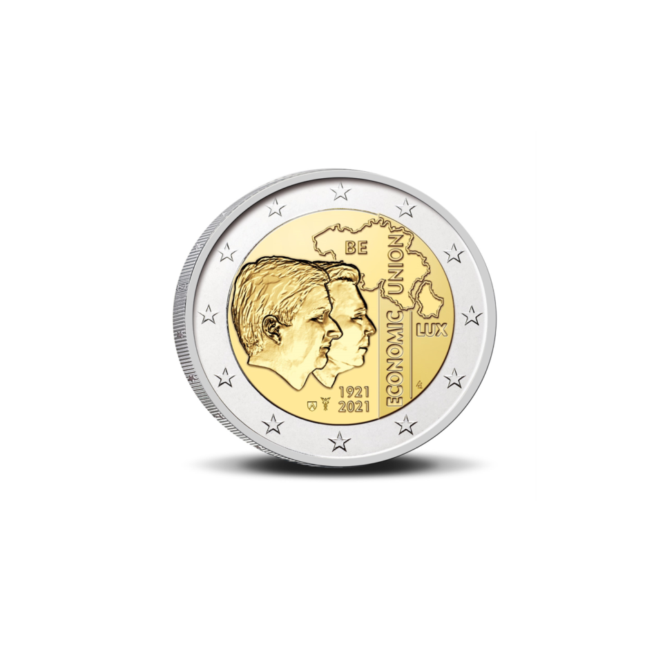 2€ 2021 100 ans de l’Union économique Belgique – Luxembourg (UEBL)