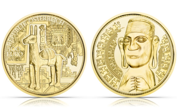 100€ or 2021 autrichienne – « L’or des Incas »