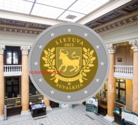 2022 lithuanian €2 coin – SUVALKIJA region from ROLANDAS RIMKUNAS