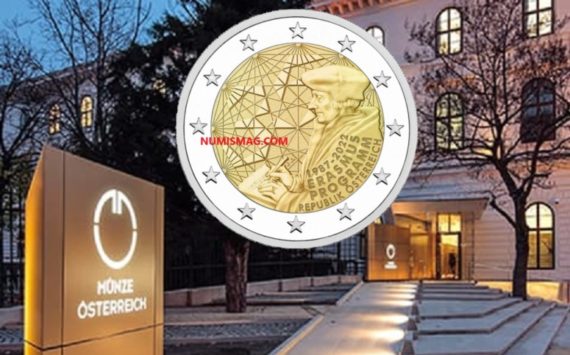 Programme numismatique autrichien 2022 – ERASMUS à l’honneur!