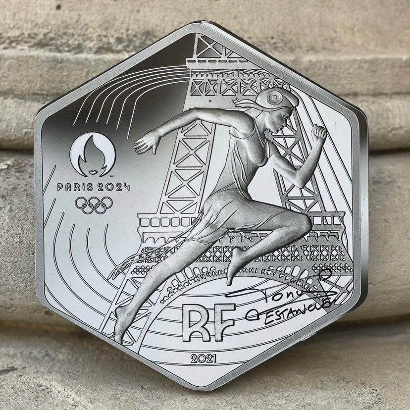 Official first strike - silver €10 "Olympics of Paris - 2024" at the french mint