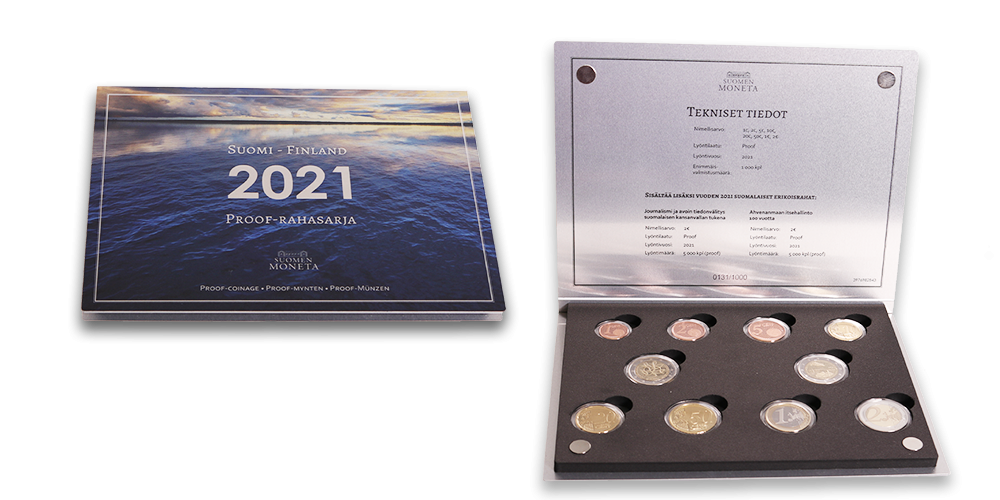 2021 Finland last BU set and the annual proof set announced